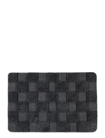 Bath Mat Check Grey Noble House