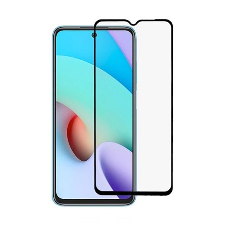 Skärmskydd Xiaomi Redmi 10 5G - 3D Härdat Glas - Svart