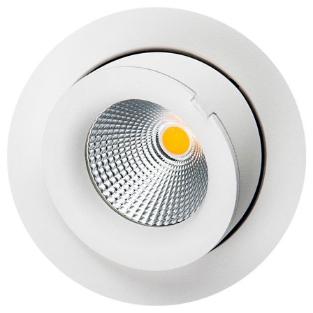 SG Armaturen Junistar Exclusive Downlight 9 W, matt vit, Belysning
