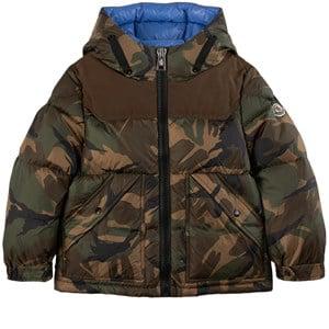 Kids - Moncler Sufaye Patterned Padded Jacket Brown 14 Years - Coats and jackets - 14 years - Brown - Junge