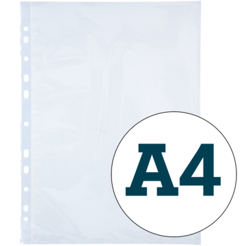 PLASTLOMME A4 KLAR 0,06 100ST