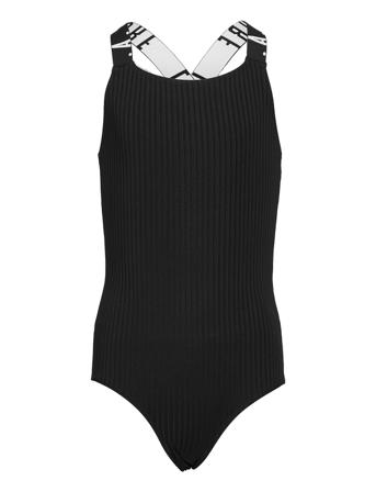 Swimsuit Bg Rib La Elastic Badedrakt Badetøy Svart Lindex