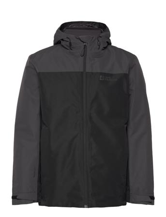 Taubenberg 3In1 Jkt M Outerwear Sport Jackets Sort Jack Wolfskin