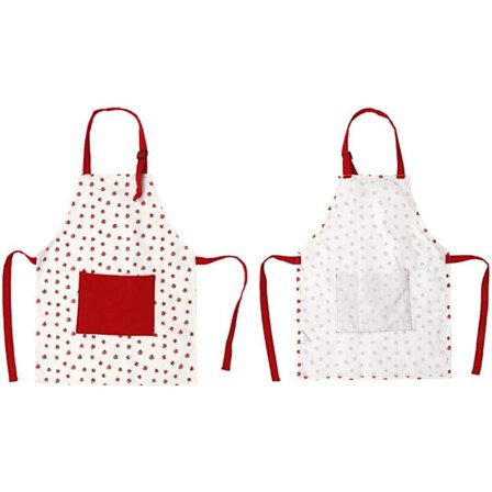 Børneforklæde, Kokkeforklæde med Lomme til Dreng eller Pige Madlavning, Bageri, Børn fra 3 til 8 År