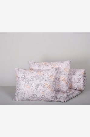 Varnamo of Sweden - Sengesæt Malå, 3 dele - Grå - Dynebetræk - 150X210 - Fra Homeroom