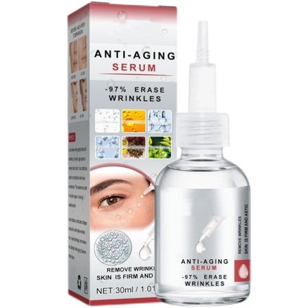 30ml Anti Aging Rynkelborttagare Face Serum Torr Skin Hydrating Ansiktsbehandling Lifting Firming Day Night Cream Serum