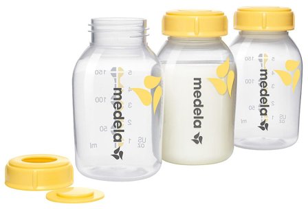 Medela Brystmælksflaske 3 stk á 150 ml, Børn & Forældre, Amning & Flaske, Opbevaring Til Mælk Og Pulver
