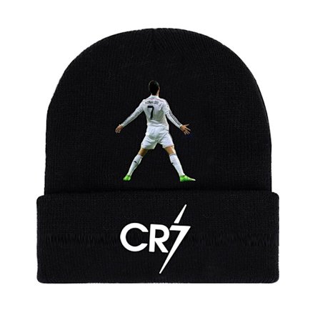 Xbi- CR7 Fodbold fans Ronaldo trykt strikket hue 4