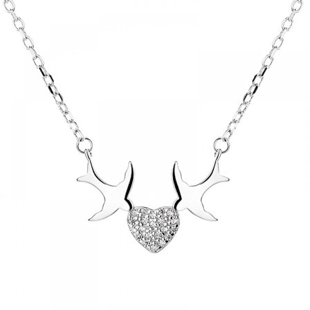 925 Sterling Silver Smycken Zirkon Hänge Halsband 18", Gåvor Till Kvinnor, Mors Dag Gåvor, Födelsedagspresenter Till Kvinnor, Halsband För Kvinnor