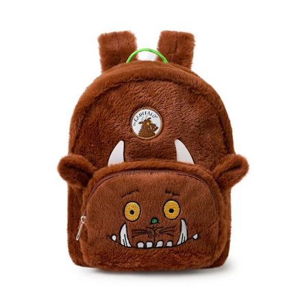 Gruffalo & Venner Unisex Barnehagesekk Brun 3D Nyhet Ansikt -_Bra saker