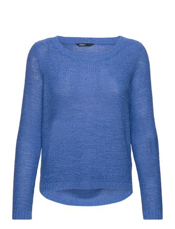 Onlgeena Xo L/S Pullover Knt Pullover Blå ONLY*Betinget Tilbud