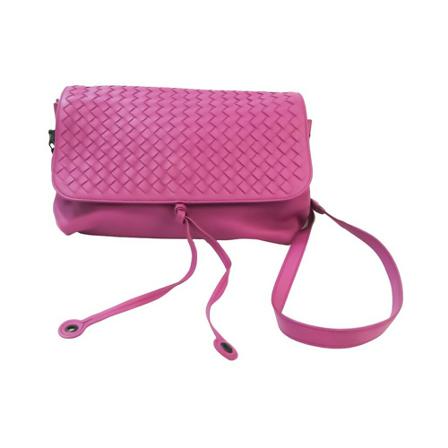 Bottega Veneta Vintage Pre-owned Shoulder Taske Lilla, Dame Vintage Tasker, Størrelse: ONE Size