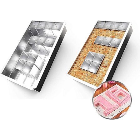 Alumiiniset leivontamuotit, numeroleivontamuotti, säädettävä tarttumaton