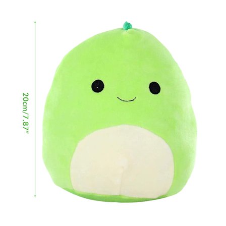 Søt Dinosaur Plysjpute Myk Utstoppet Dyr Ryggpute Perfekt Gave til Barn