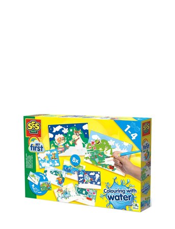 SES Creative | Colouring With Water - Hidden Animals Mega Set | ONE SIZE
