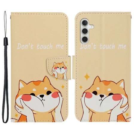 Wonderland Samsung Galaxy A35 flip-etui - Akita Hund