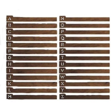 Vinyl Record Dividers,vinyl Record Alphabetical Dividers,vinyl Record Dividers With Tabs,wooden Record Dividers-hhny