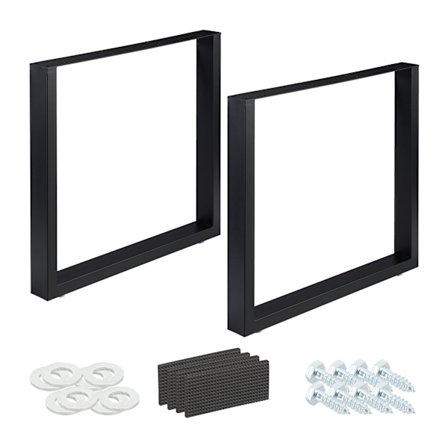 sæt med 2 bordløbere sort