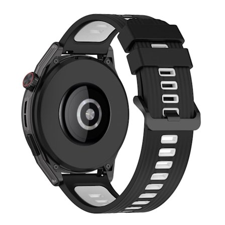 Silikonarmband för Huawei Watch GT/GT 3 46mm /Watch 4/ Galaxy Watch 46mm/Garmin Forerunner 265