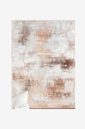 Zelected by Houze - Indrammet lærred Fading Clouds - Brun - Billeder - Fra Homeroom