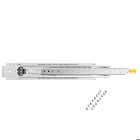 Skuffeskinne med fuld udtræk - Duoku - 1 par - Låseskinne til skuffe - 762 mm - Maksimal belastning 226,8 kg