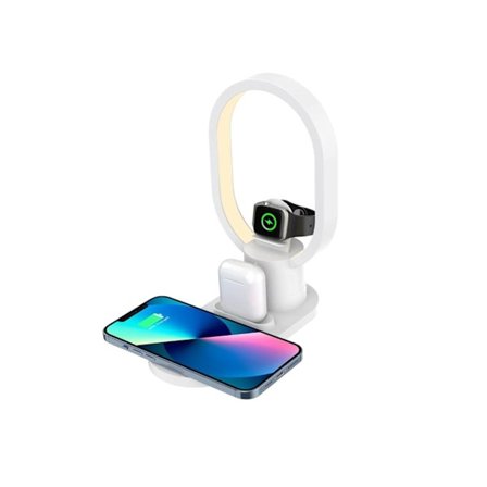 Laddare Utan Liten Nattlampa Laddning Vit