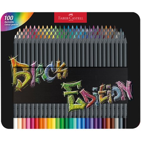 Faber-Castell Farveblyanter Black Edition sæt 100 stk