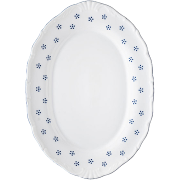 Oval Tallrik G. Benedikt Verona Valbella