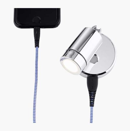 LED-lampa med USB - Biltema