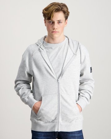 MAGGIORE Double Knit Zip Hoodie Harmaa Hupparit/Hoodie Pojat - Kids Brand Store