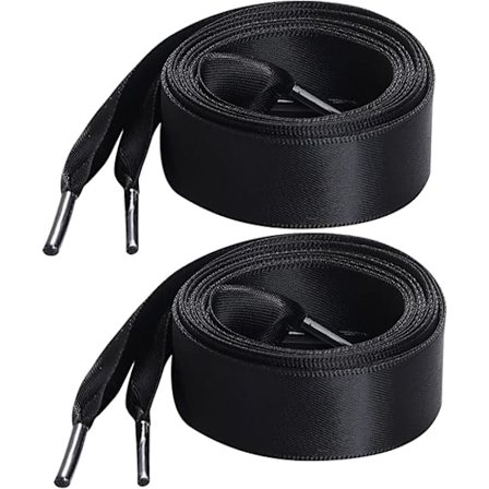 2 par 47" flade satinbånd snørebånd silke snørebånd brede sko snørebånd til sneaker skatesko støvler sportssko