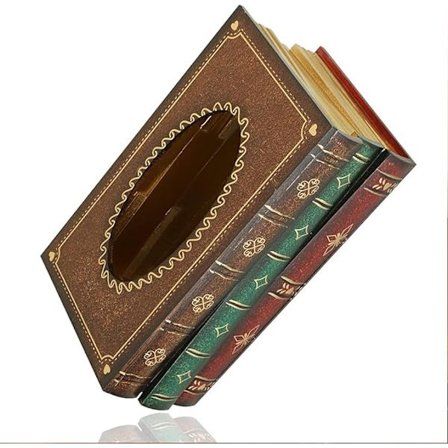 Tissue Box, Tissue Box Tissue Box, Elegant Tissue Dispenser för diskbänk och kärl, Trä 25x14x10cm Röd