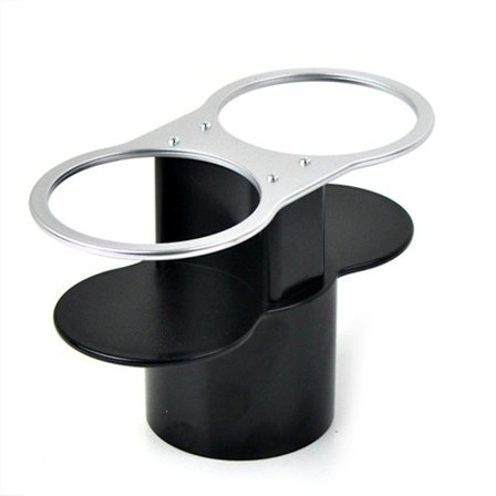 Koppholdere Bil Dobbel Hull Drikkeholder Auto Drikkeflaske Koppholder Vannflaske Feste Stativ Kaffedrikker Biltilbehør| |