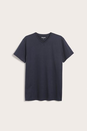 Kappahl | V-halset t-shirt | Mørkeblå
