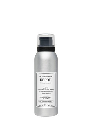 DEPOT Temporary Colour Mousse - Anthracite 100 ml, Mænd, Skægpleje, Skægfarve