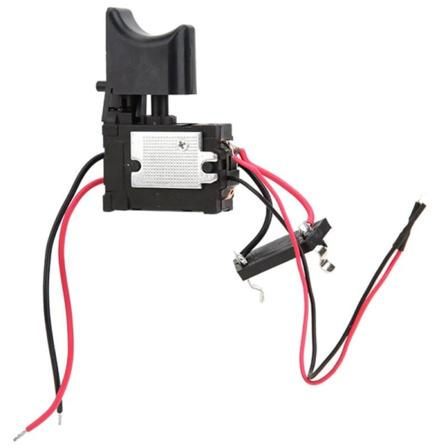 7,2V-24V borrmaskin hastighetsregulator borrmaskin switch litiumbatteri sladdlös borrmaskin hastighetskontroll avtryckarswitch med ljus