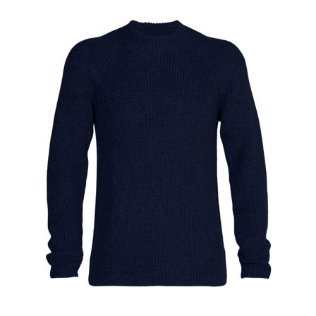 Icebreaker Men's Merino Hillock Funnel Neck Sweater Men long-sleeved sweaters Blue XL