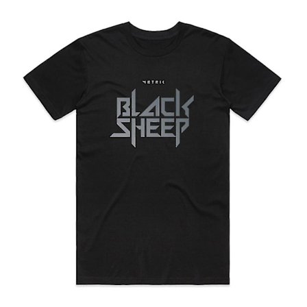 Metrisk Black Sheep T-shirt Svart