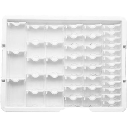 42 Gitter Diamantmalerei Aufbewahrungsbehälter, Transparente Diamantmalerei Box, Kunststoff Organizer Case Diamantmalerei Werkzeug