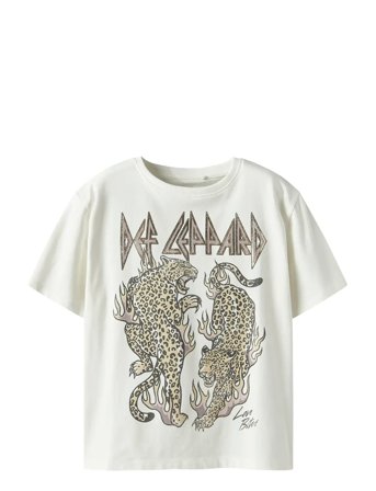 Nkfsuri Defleppard Ss Nreg Top Box Unv Cream Name It