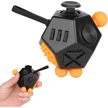 Stressavlastande leksak Fidget Cube Toy 12 sidor Ångestuppmärksamhet Reli