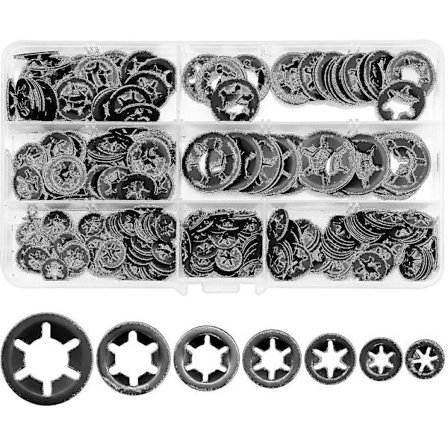 340 st stjärnlåsbryggor låsbryggor kit lagerfästelement M3 M4