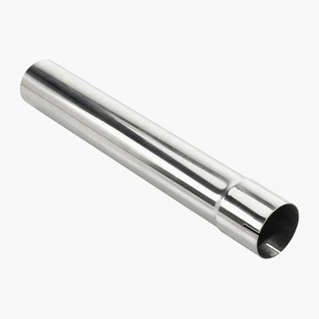 Biltema - Rett rør med muffe 0 5 m 76 mm