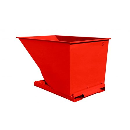 Tippcontainer, 2000 liter, röd