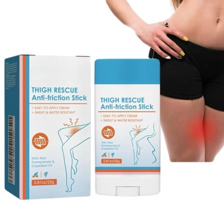 Thigh Rescue Anti-Chafe Stick Mini | Reisestørrelse, flott for på farten | Forebygger gnagsår og irritasjon