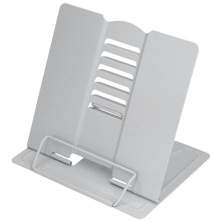 Ergonomisk bogholder justerbar vinkel foldbart stativ til hjemmekontor skole beige