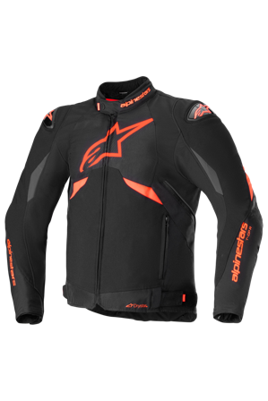 Kurtka Motocyklowa Alpinestars T-GP R V3 Drystar Czarny/Czerwony/Fluorescencyjny Złamany Biały M