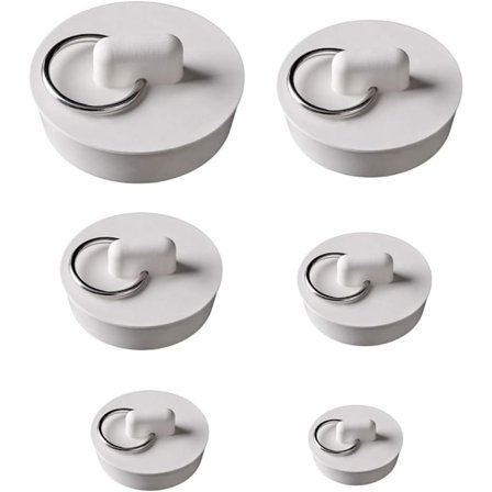 Silikonköksavloppsgummipropp Badkarssänka Propp för Badkar, Badrum 6 Storlekar