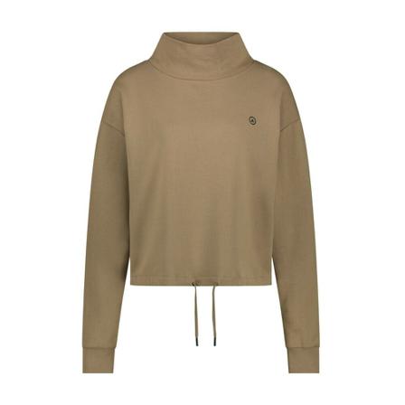 Jane Lushka Sweat Polo Brun, Dame Sweatshirts