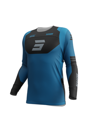 Maglia Cross Shot Contact Shield Blu M